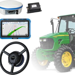 JY305 Tractor GPS Guidance System and Autosteer System with 10.1inch Tablet GNSS GPS Antenna and Auto Steering Wheel for Agriculture